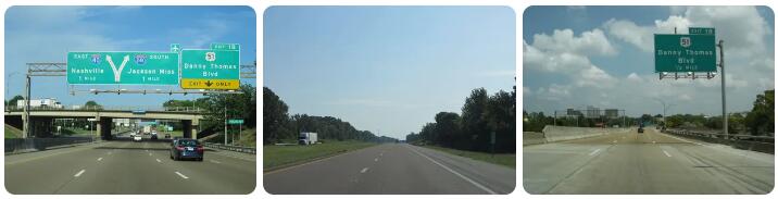 History of Interstate 40 in Tennessee