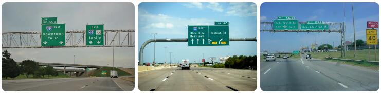History of Interstate 44 in Oklahoma